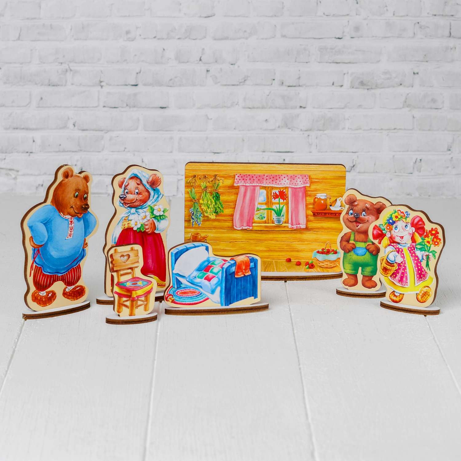 Кукольный театр Лесная мастерская на столе Три медведя Лесная мастерская - фото 1