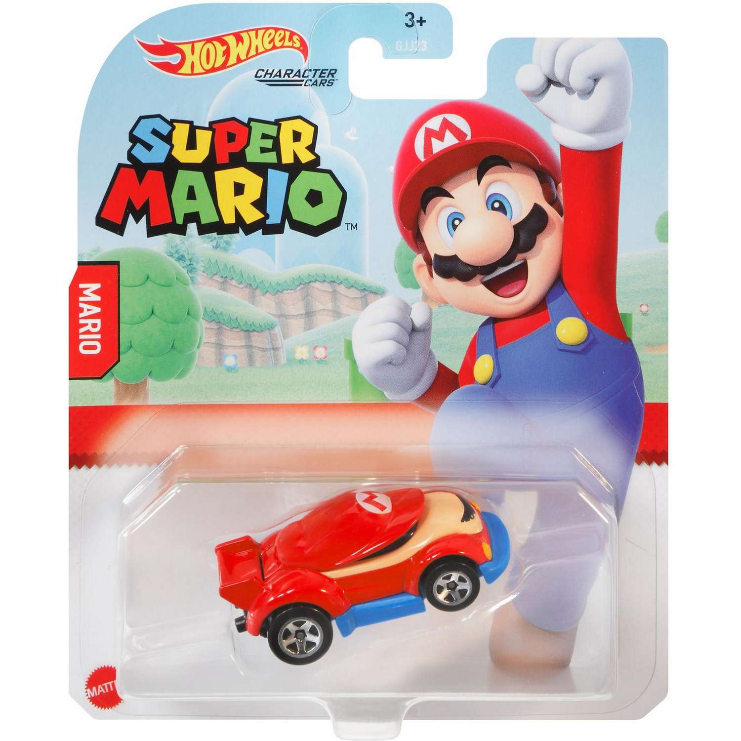 Машинка Hot Wheels Герои компьютерных игр Super Mario Марио GRM42 GJJ23 - фото 2