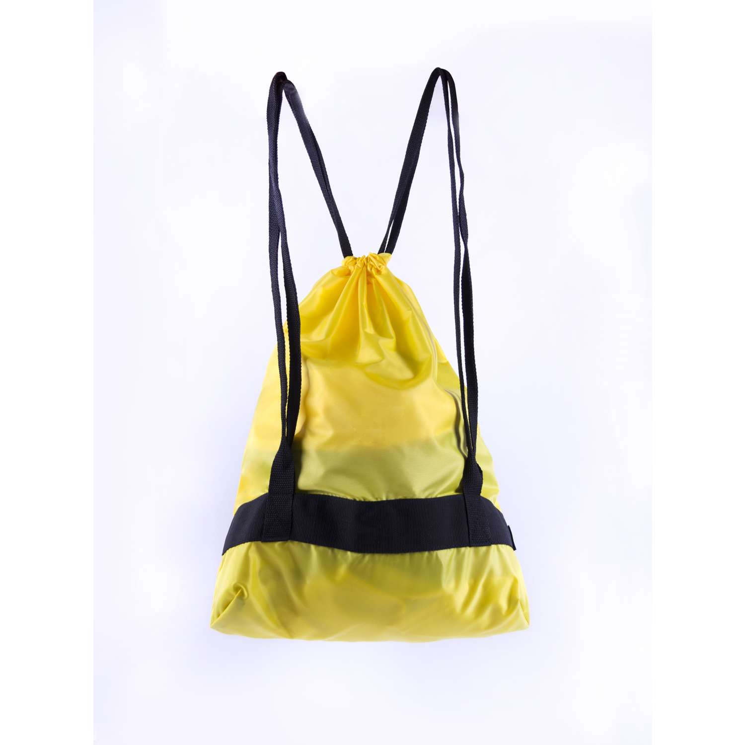 Мешок для сменных вещей Belon familia с карманом сеткой для мяча/ желтый ССМ-001-Ж - фото 2