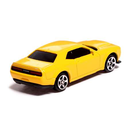 Машина Автоград металлическая DODGE CHALLENGER SRT DEMON 1:64 цвет жёлтый