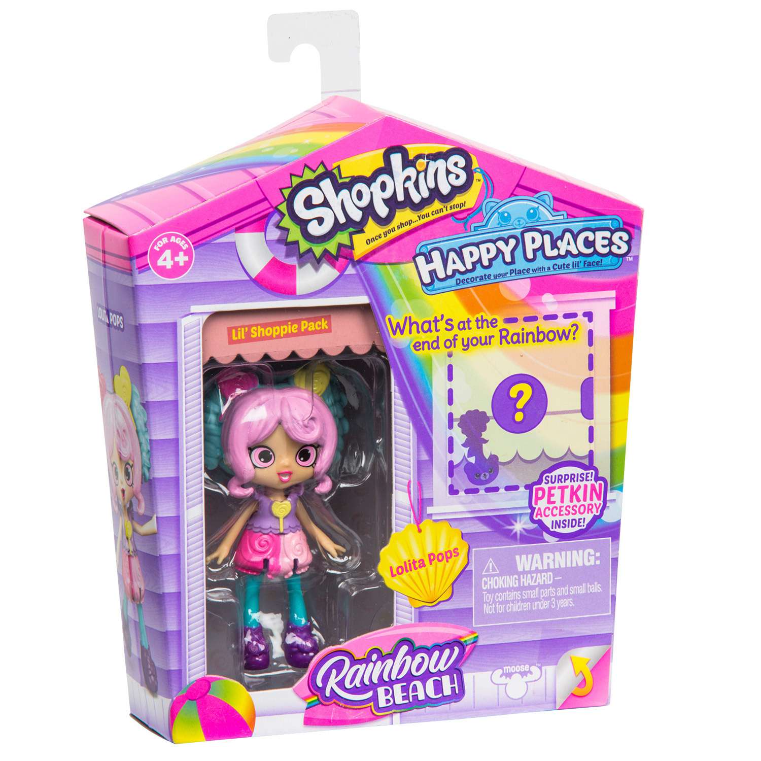 Игрушка Happy Places Shopkins с куклой Shoppie 56916 в непрозрачной упаковке (Сюрприз) 56916 - фото 3