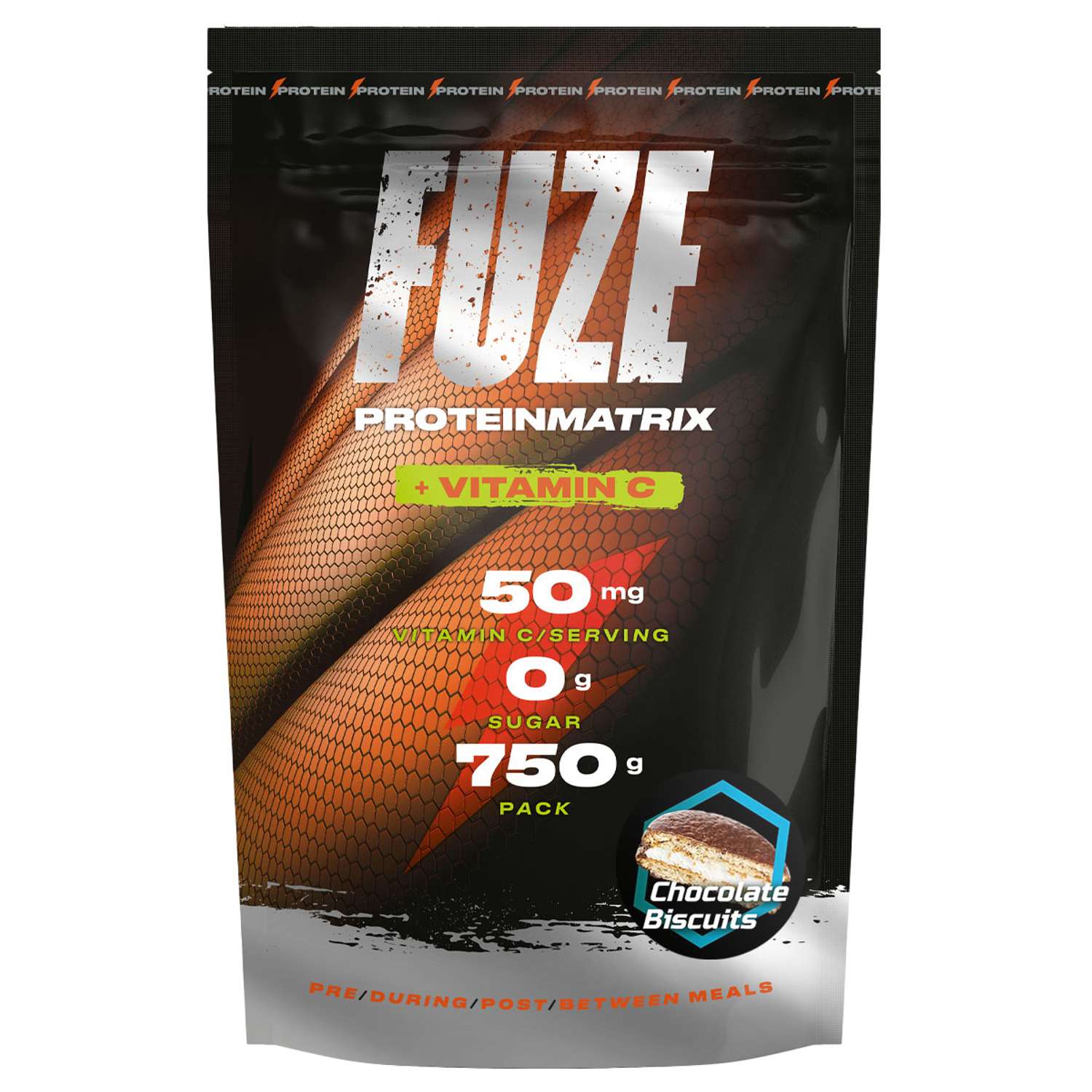 Протеин Fuze + Vitamin C FUZE Шоколадное печенье - фото 1