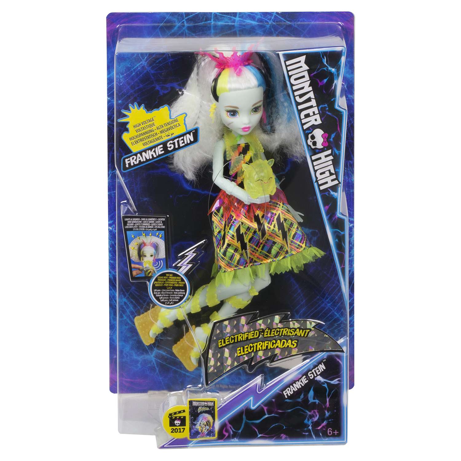 Кукла Monster High Электро Фрэнки DVH72 - фото 2