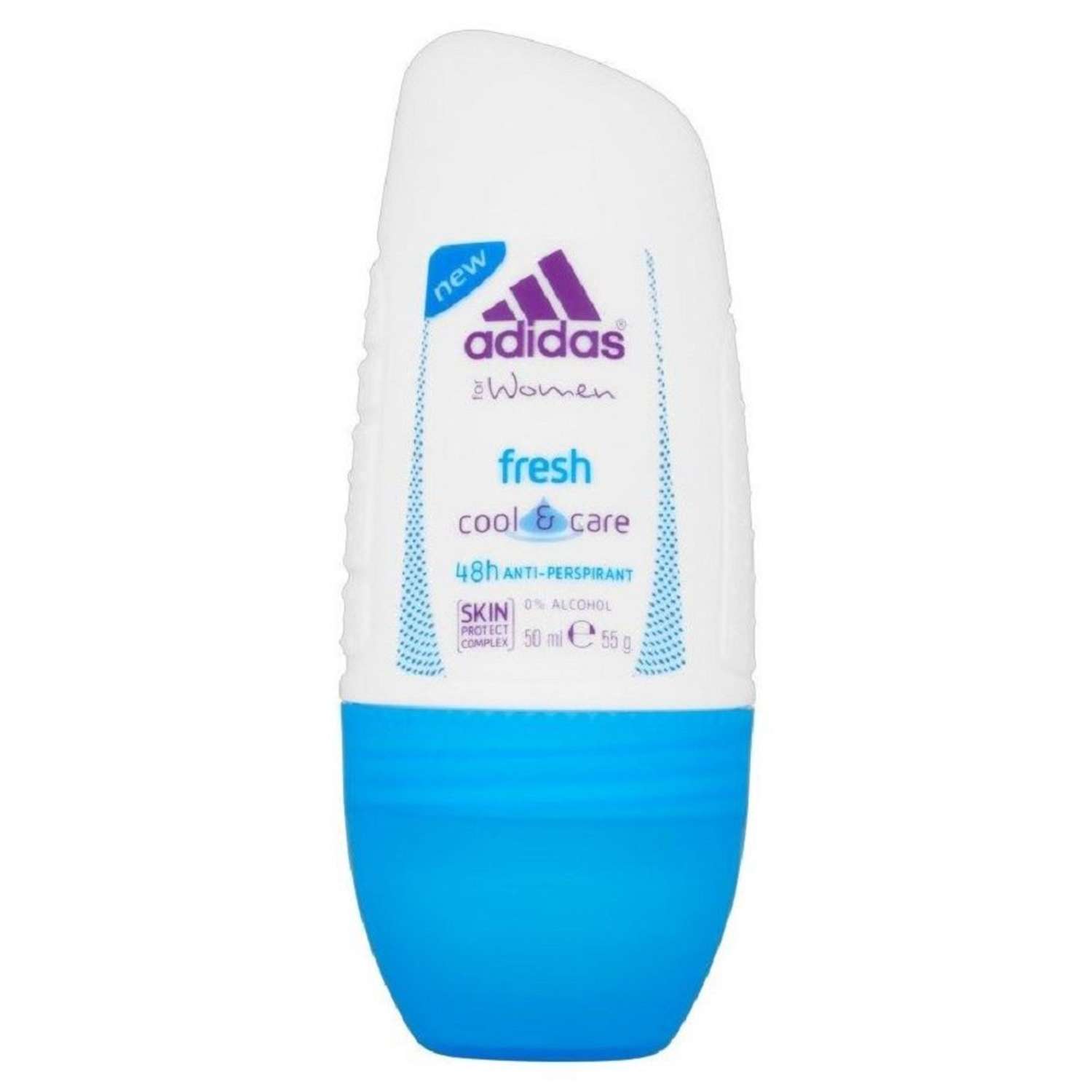 Дезодорант-антиперспирант Adidas шариковый женский Fresh 50мл - фото 1