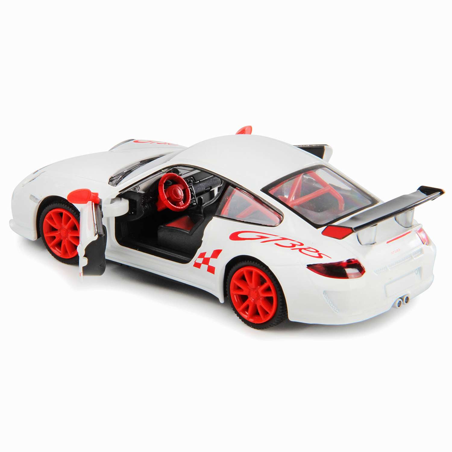 Машина HOFFMANN 1:32 Porsche 911 GT3 RS (997) металлическая 129659 - фото 4