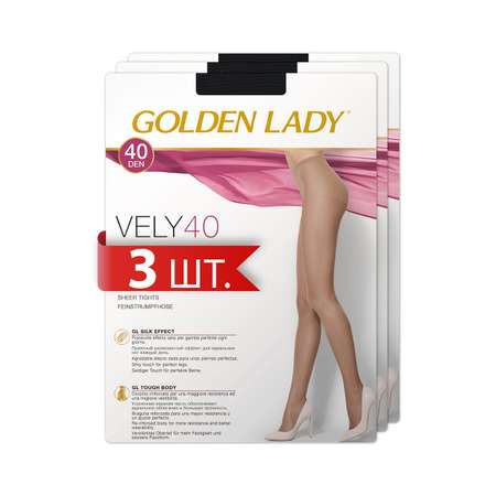 Колготки 3 пары Golden lady