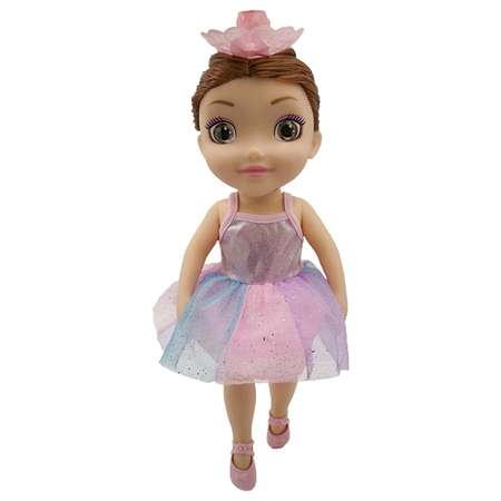 Игрушка Ballerina Dreamer кукла танцующая балерина темные волосы свет звук 45см HUN9494