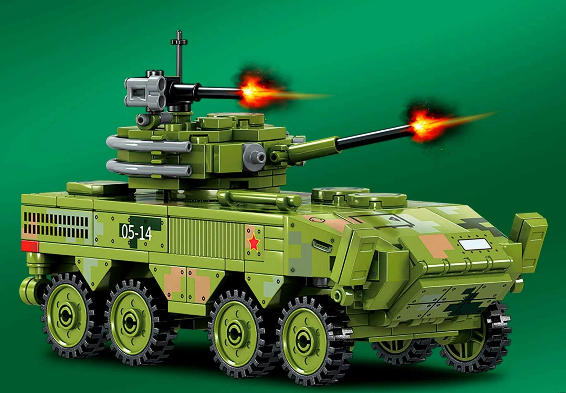 Конструктор Sembo Block Боевая машина пехоты 8x8 - фото 3