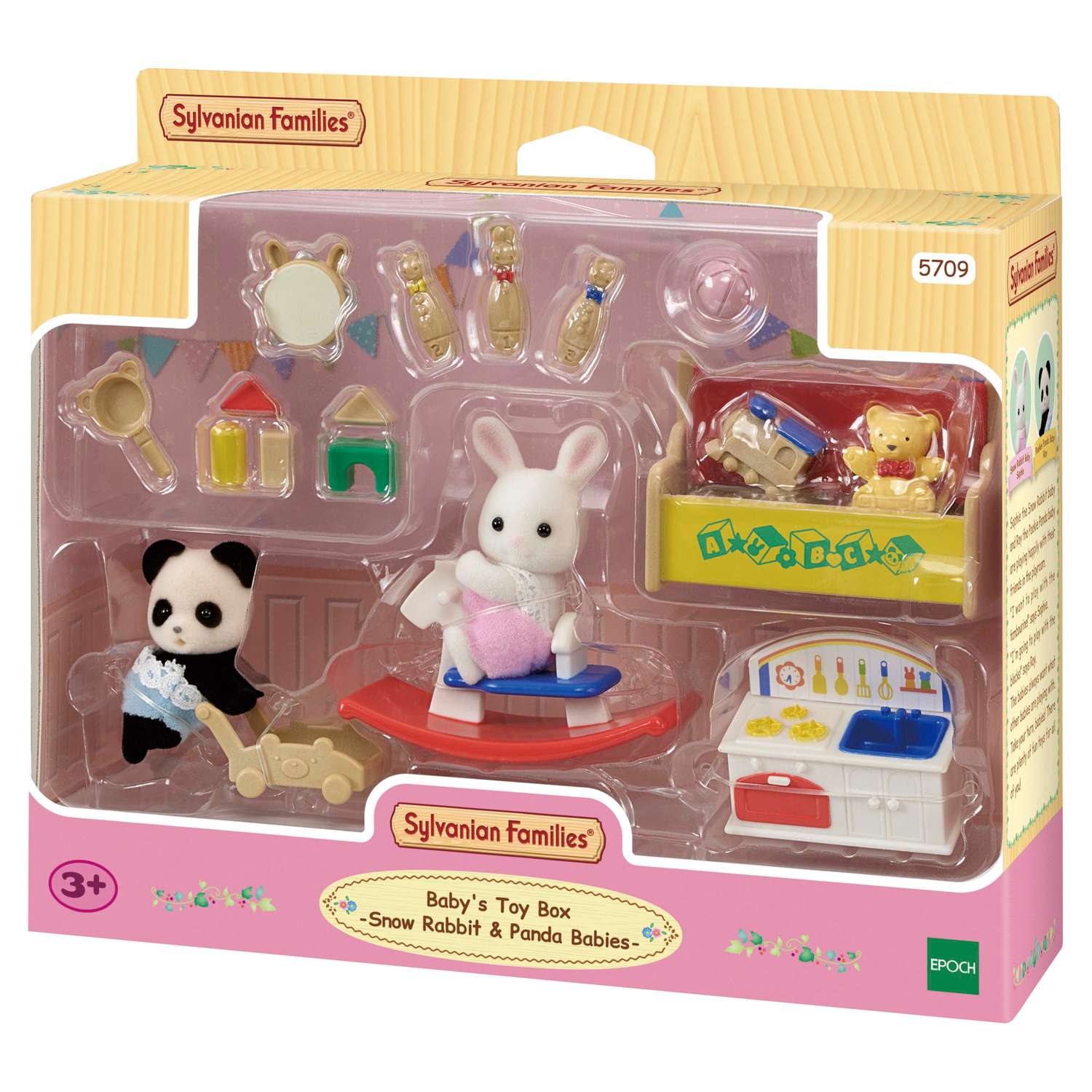 Набор Sylvanian Families Детская игровая комната с Пандой и Снежным кроликом 5709 - фото 15