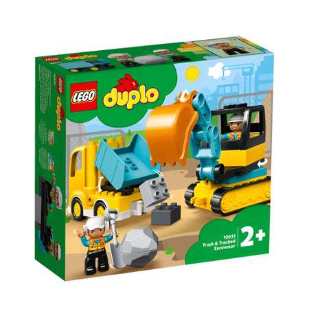 Конструктор LEGO DUPLO Грузовик и гусеничный экскаватор 10931