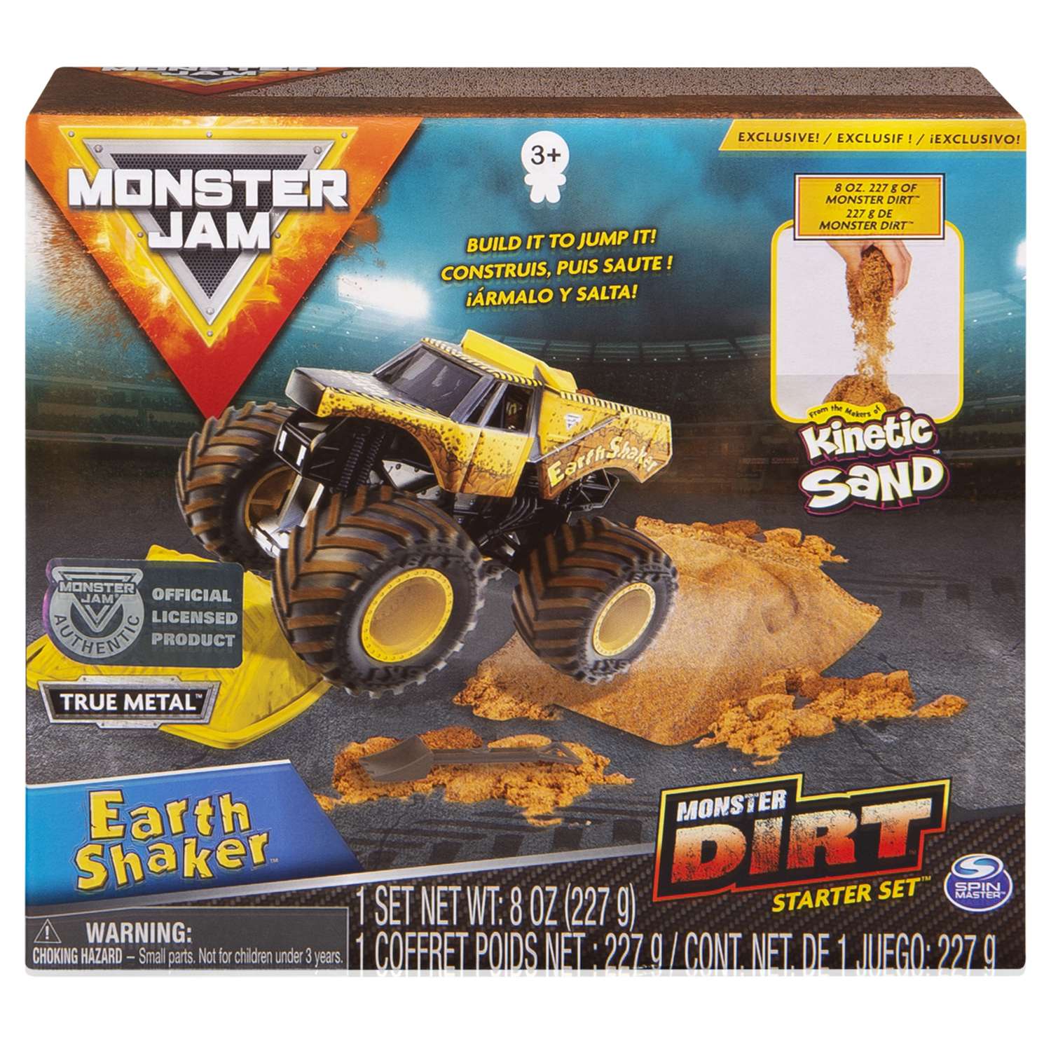 Набор Monster Jam №4 с машинкой и кинетическим песком 6054963 6054963 - фото 2