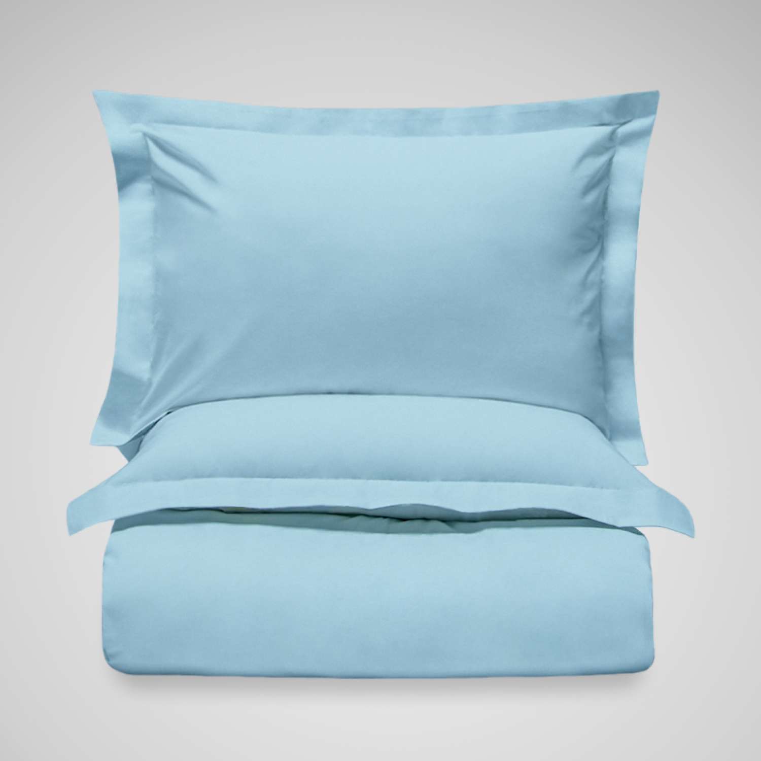 Комплект постельного белья SONNO by Julia Vysotskaya 2-спальный цвет Туманно-голубой - фото 3