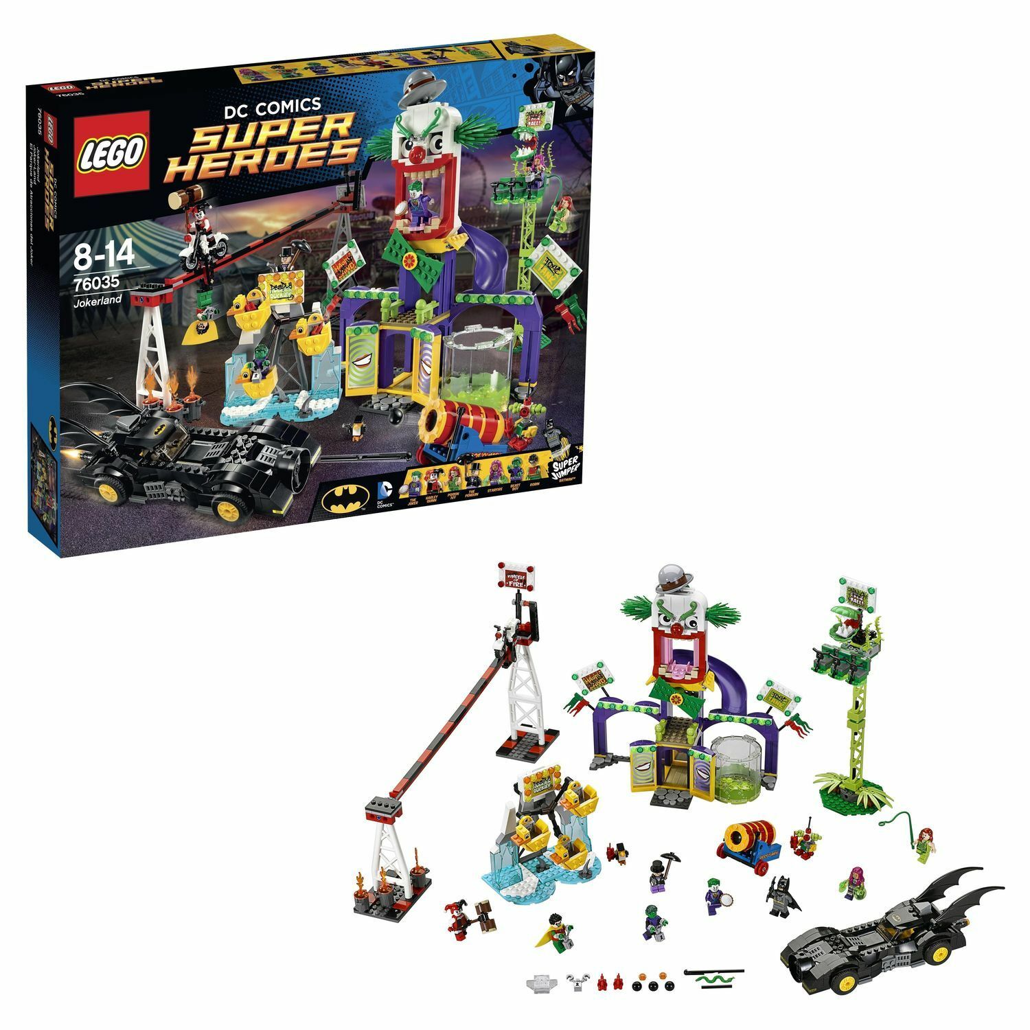 Конструктор LEGO Super Heroes Джокерленд (76035) купить по цене 8999 ₽ в  интернет-магазине Детский мир