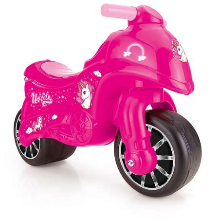 Мотоцикл-каталка DOLU Unicorn My 1st Moto розовый