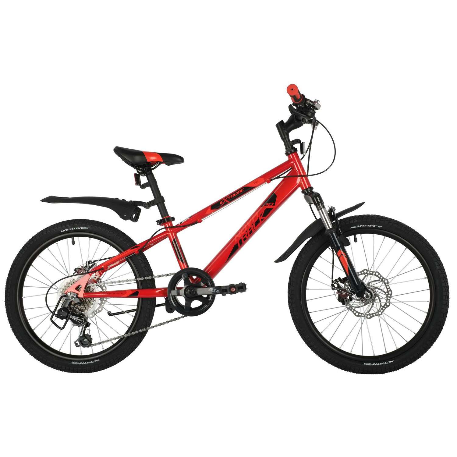 Велосипед NOVATRACK Extreme 6.D 20 красный - фото 1