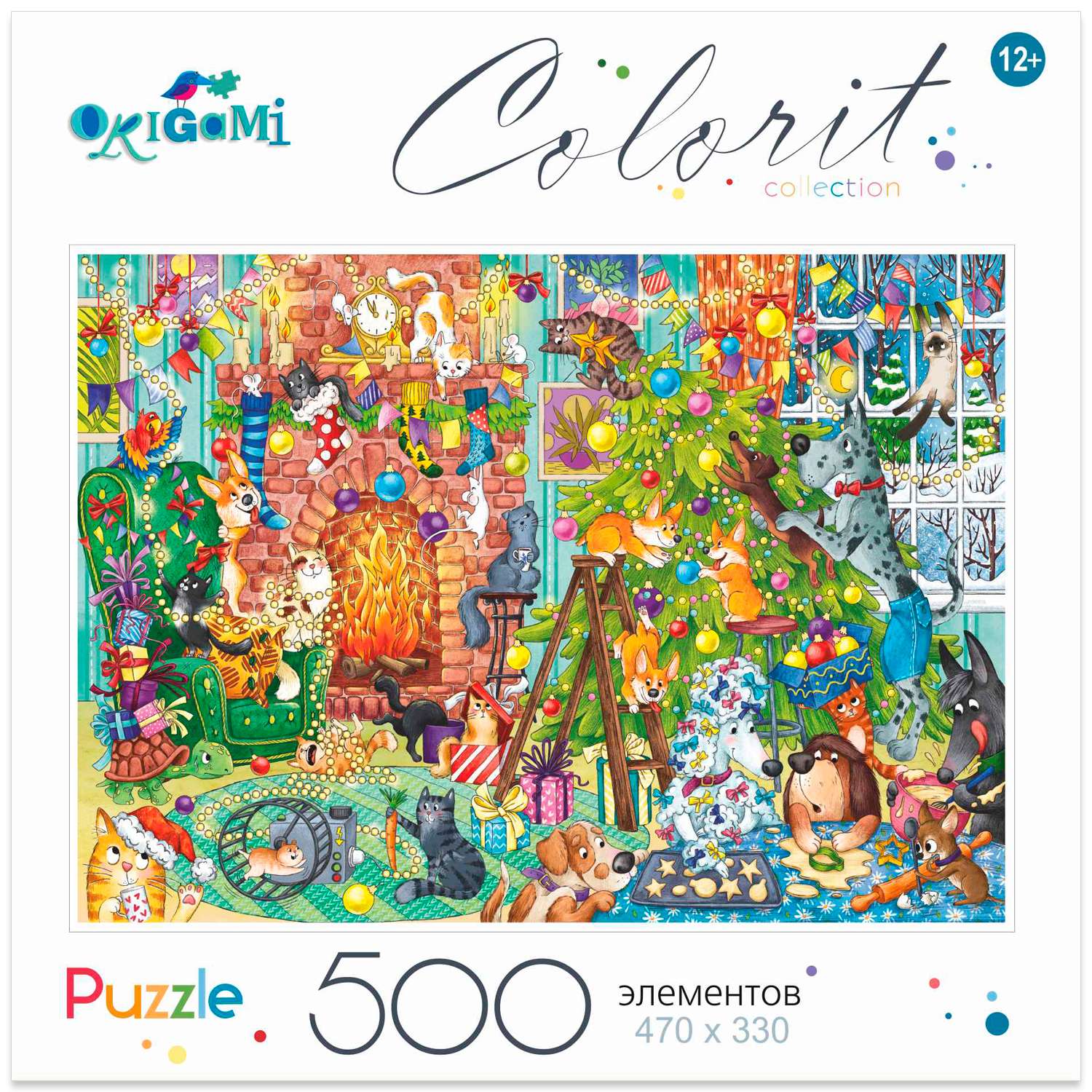 Пазл Origami Colorit Collection 500 элементов Праздник к нам приходит 08259 - фото 1