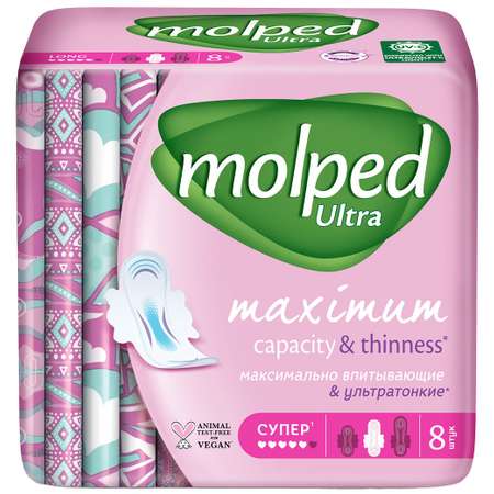 Прокладки Molped женские гигиенические Ultra Super 8 шт