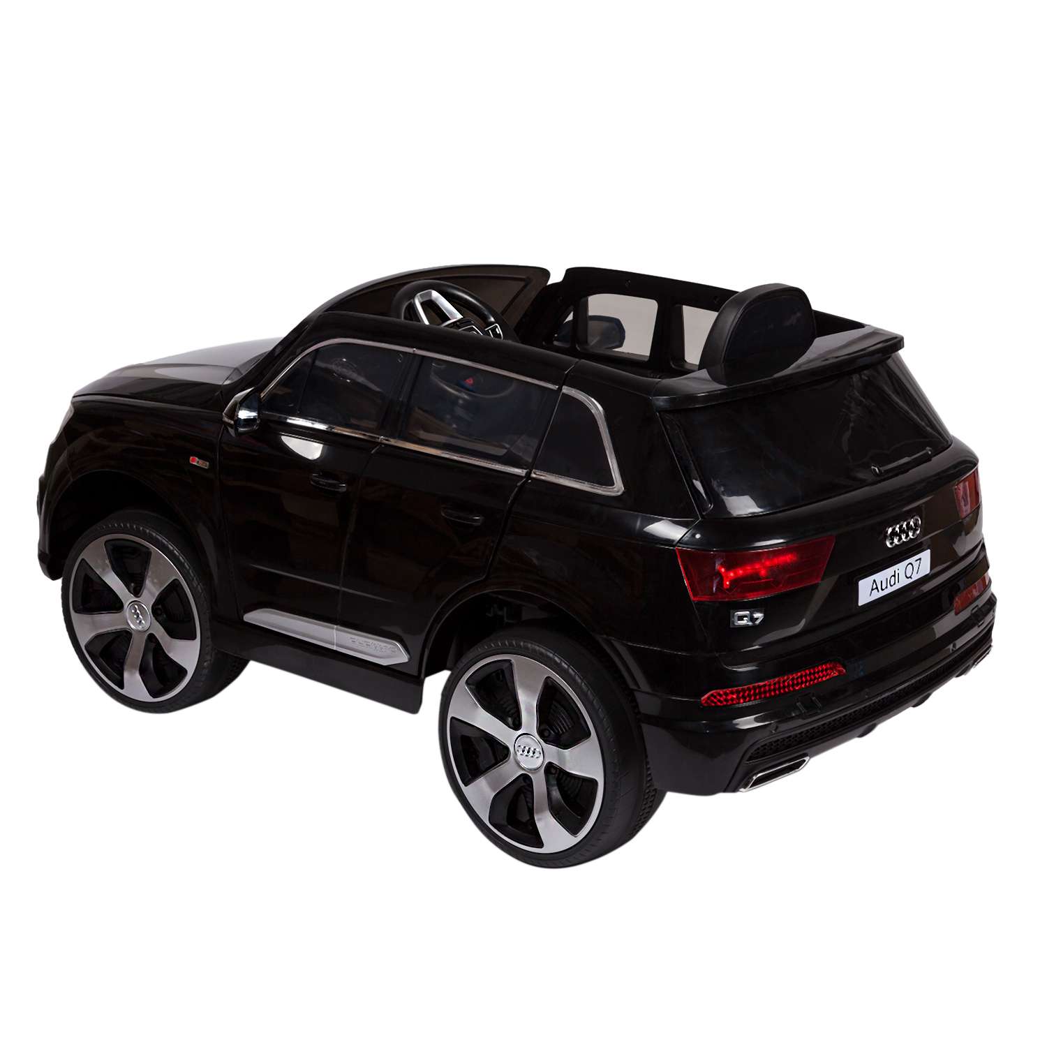 Электромобиль Kreiss Audi Q7 2X6V черный (свет/звук) - фото 3