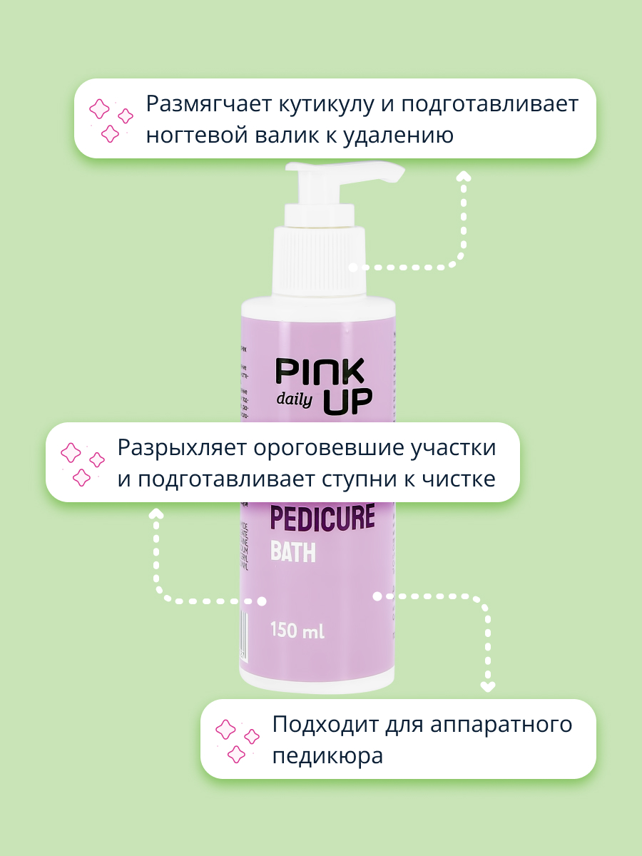 Кератолитик Pink Up для приготовления ванночек 150 мл - фото 2