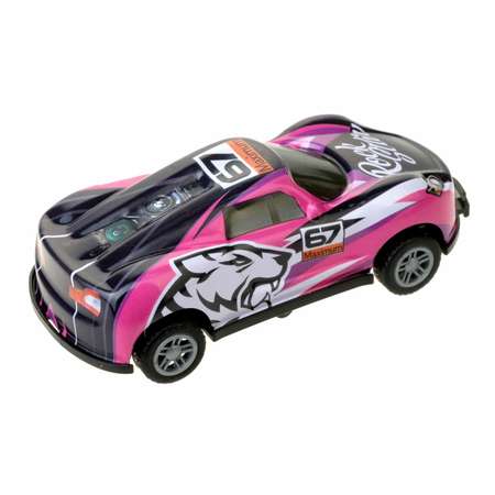 Машинка 1TOY Авто Сальто металлическая инерционная черно-розовый