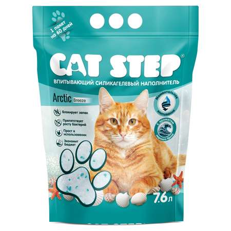 Наполнитель Cat Step 7.6 л силикагелевый