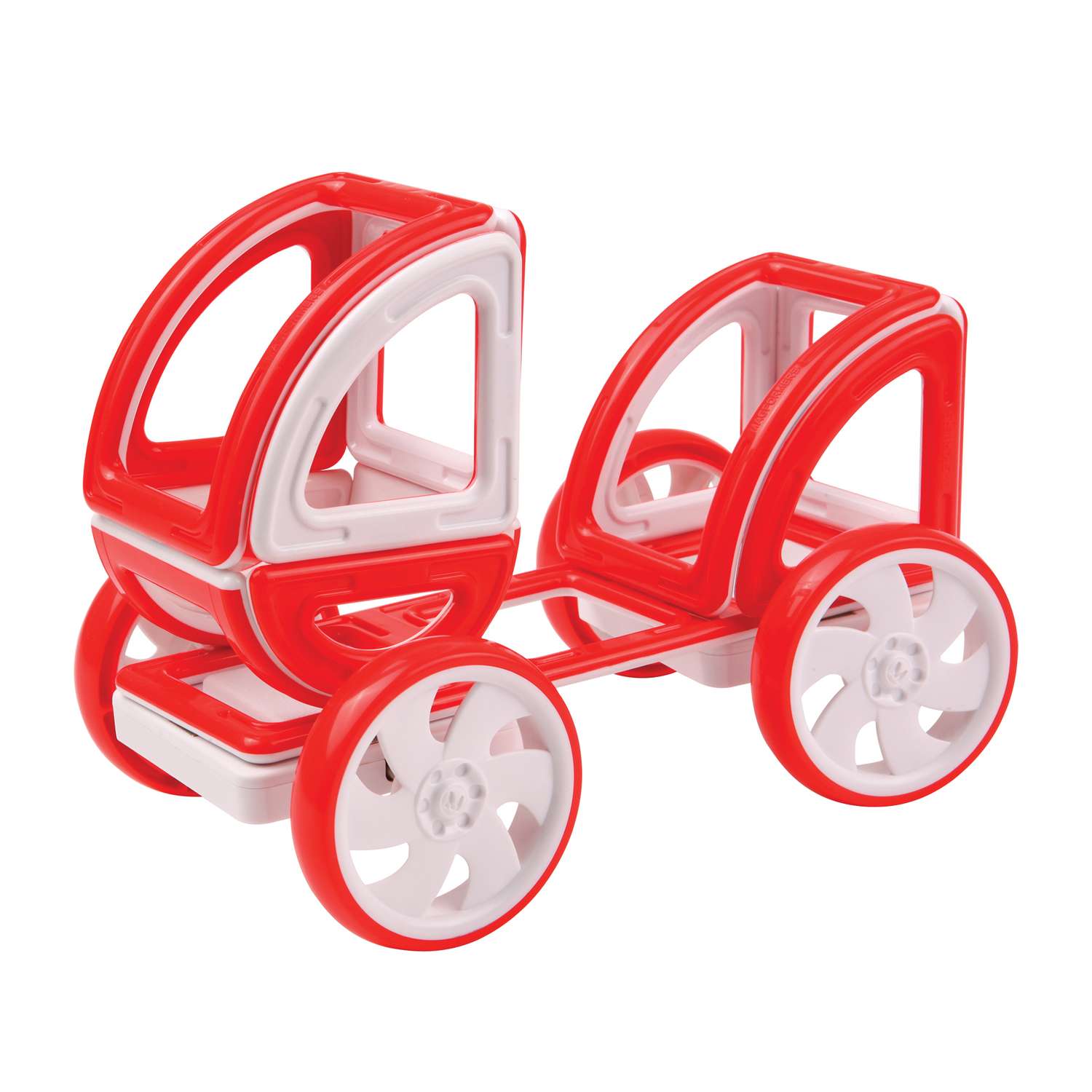 Магнитный конструктор Magformers My First Buggy 14-Red - фото 5