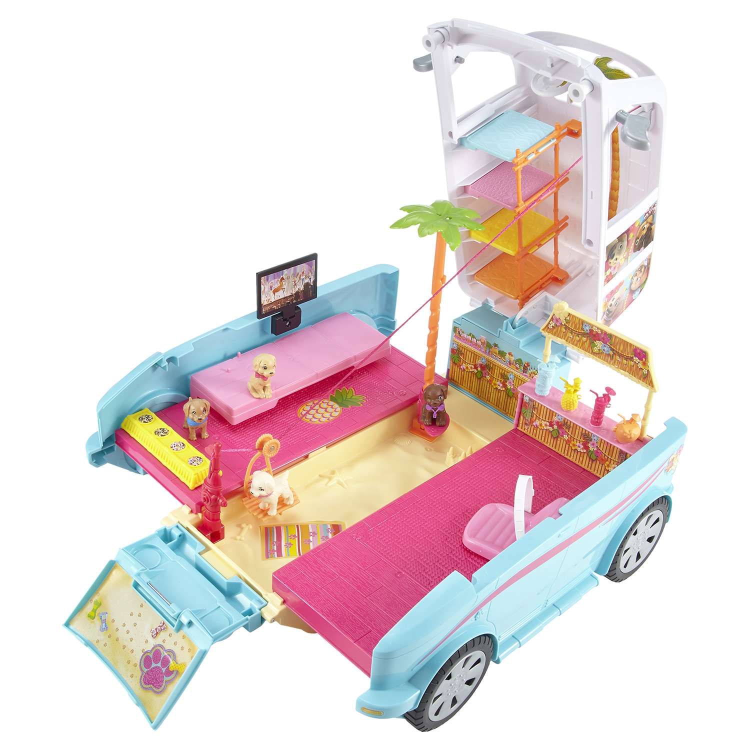 Раскладной фургон Barbie для щенков DLY33 - фото 1