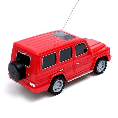 Джип Автоград радиоуправляемый «Гелик» работает от батареек цвет красный