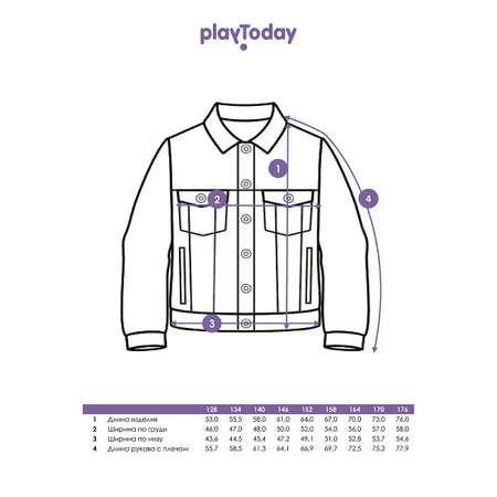 Куртка джинсовая PlayToday