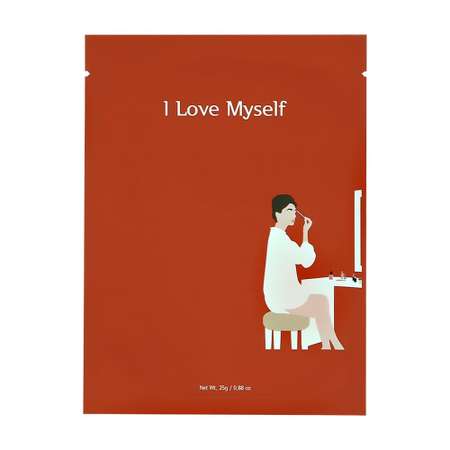 Маска тканевая PACK AGE I love myself выравнивающая тон кожи 25 г