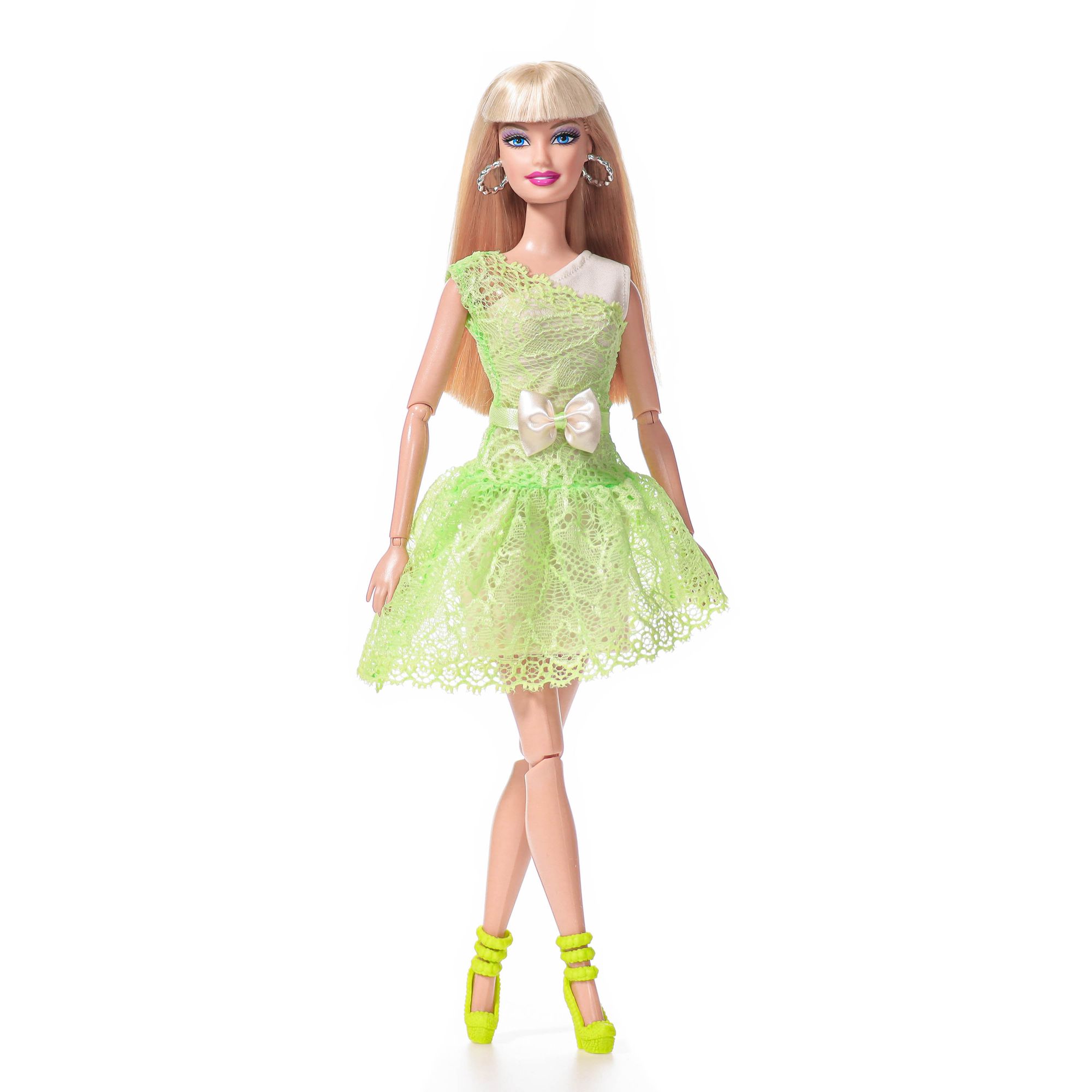 Одежда для кукол типа Барби VIANA два платья цвет салатовый 1103.3 - фото 3