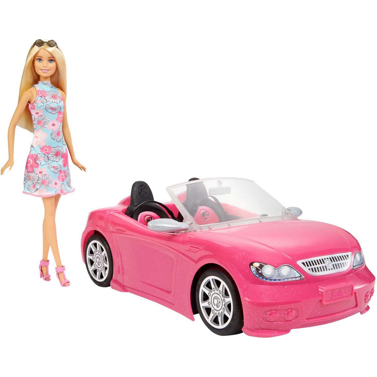 Кукла Barbie в розовом кабриолете FPR57 FPR57 - фото 1
