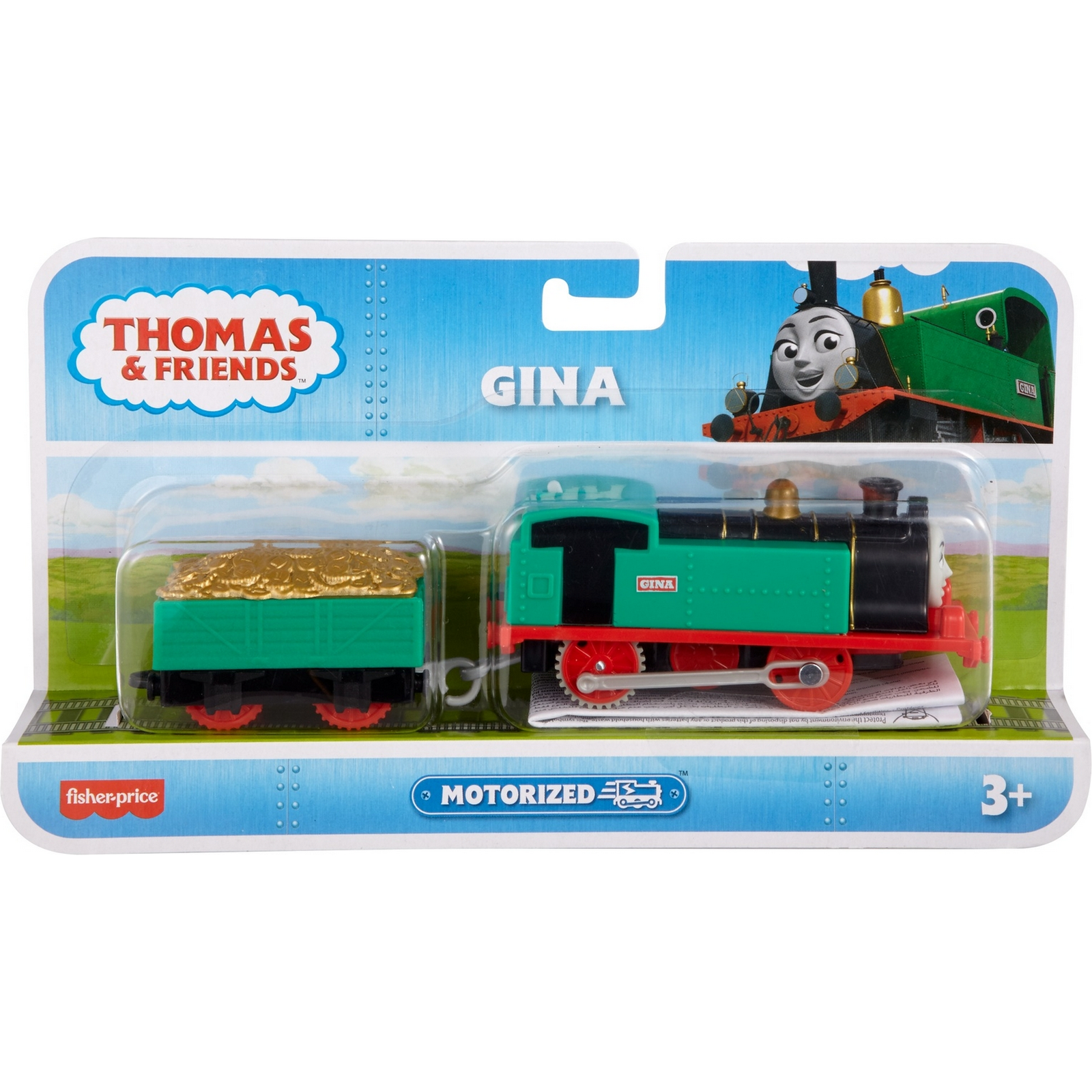 Поезд Thomas and Friends Трек-мастер Джина BMK88 - фото 2