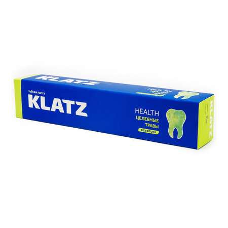 Зубная паста KLATZ HEALTH Целебные травы без фтора 75 мл