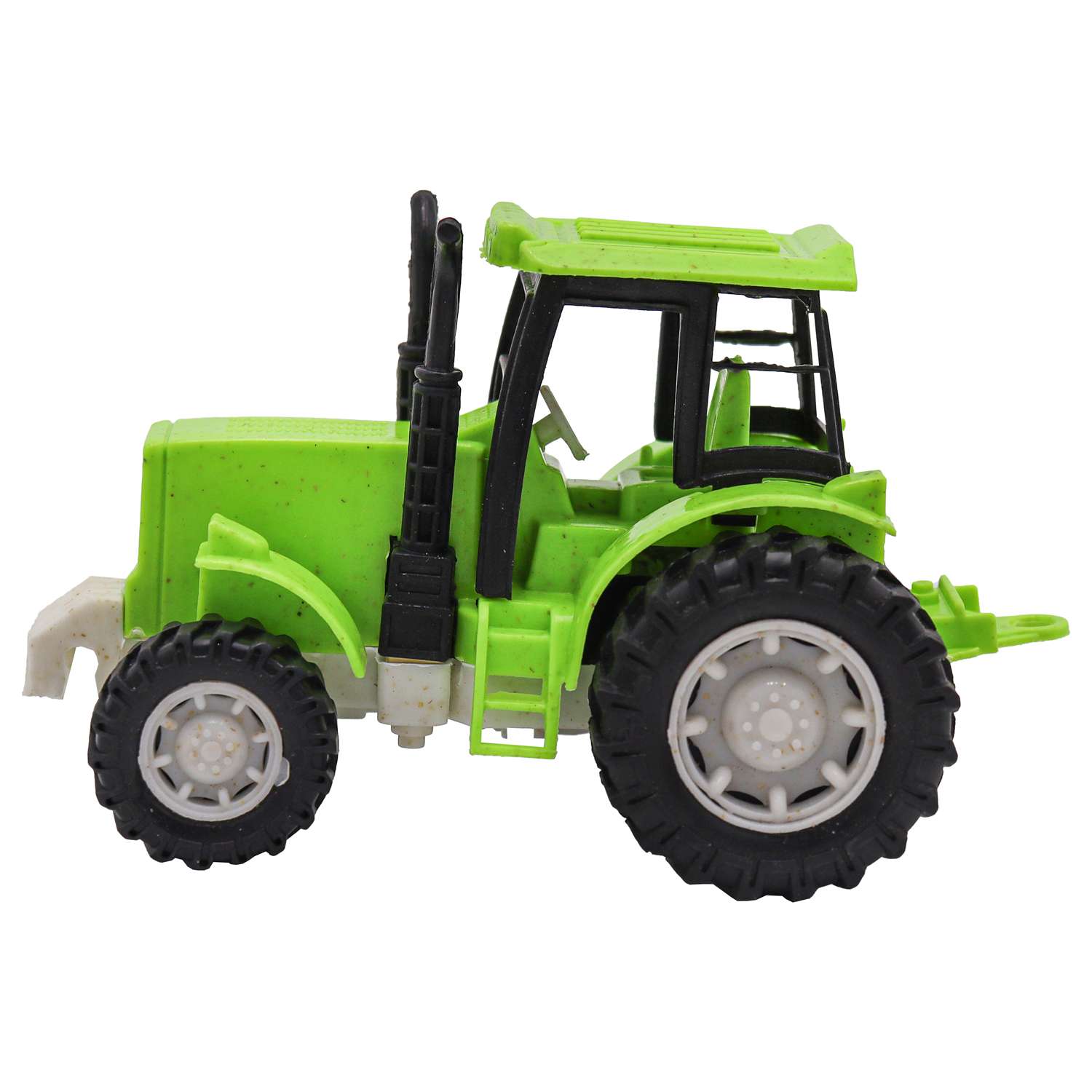 Игрушка Funky Toys Эко-Трактор с фрикц.механизмом 12 см Зеленый FT0416332-3 FT0416332-3 - фото 3