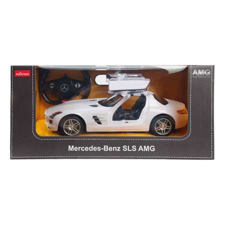 Машина Rastar РУ 1:14 Mercedes-Benz SLS Белая 47600