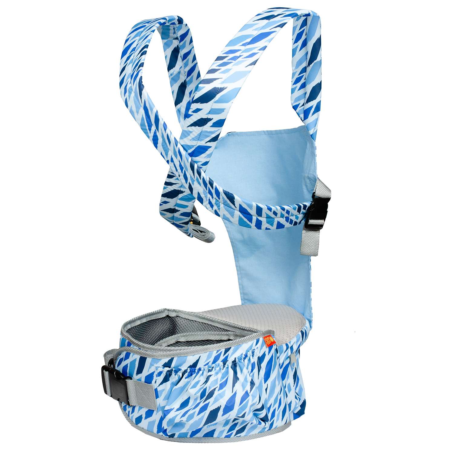 Хипсит-рюкзак Чудо-чадо со спинкой «‎Непоседа» витраж голубой - фото 2