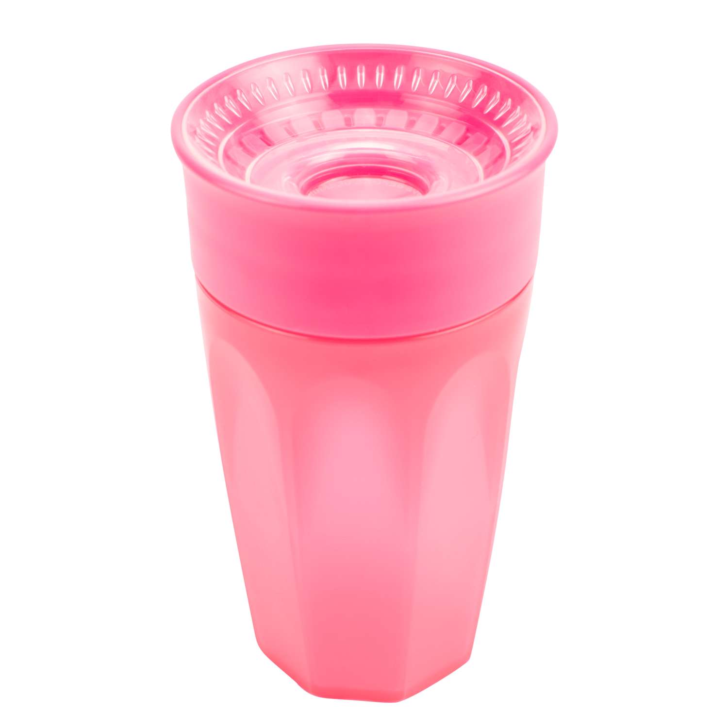 Чашка-непроливайка Dr Brown's Cheers 360 300мл Розовая - фото 1