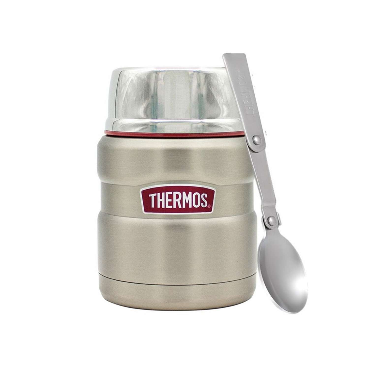 Термос для еды и напитков THERMOS 0.47 л нержавеющая сталь MT-56 Red line - фото 1
