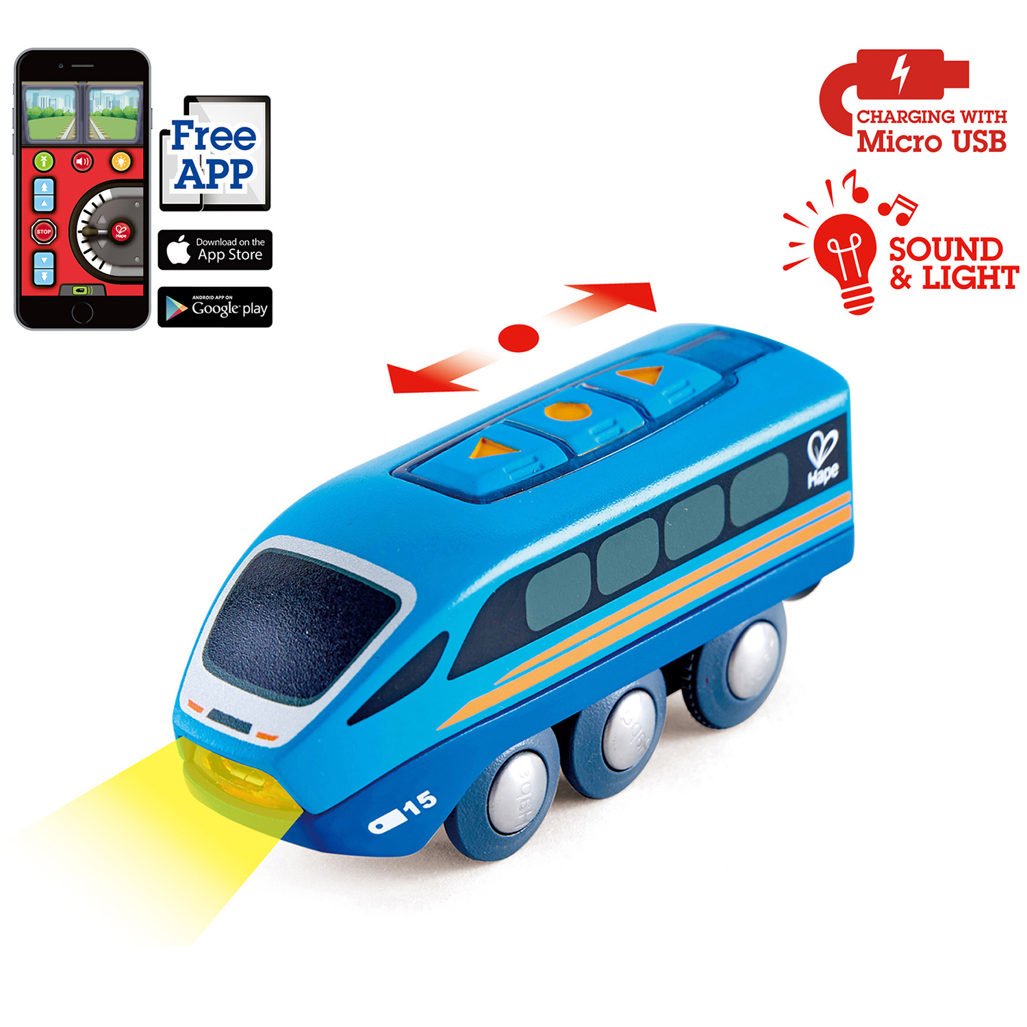 Набор железнодорожный Hape E3726_HP - фото 3