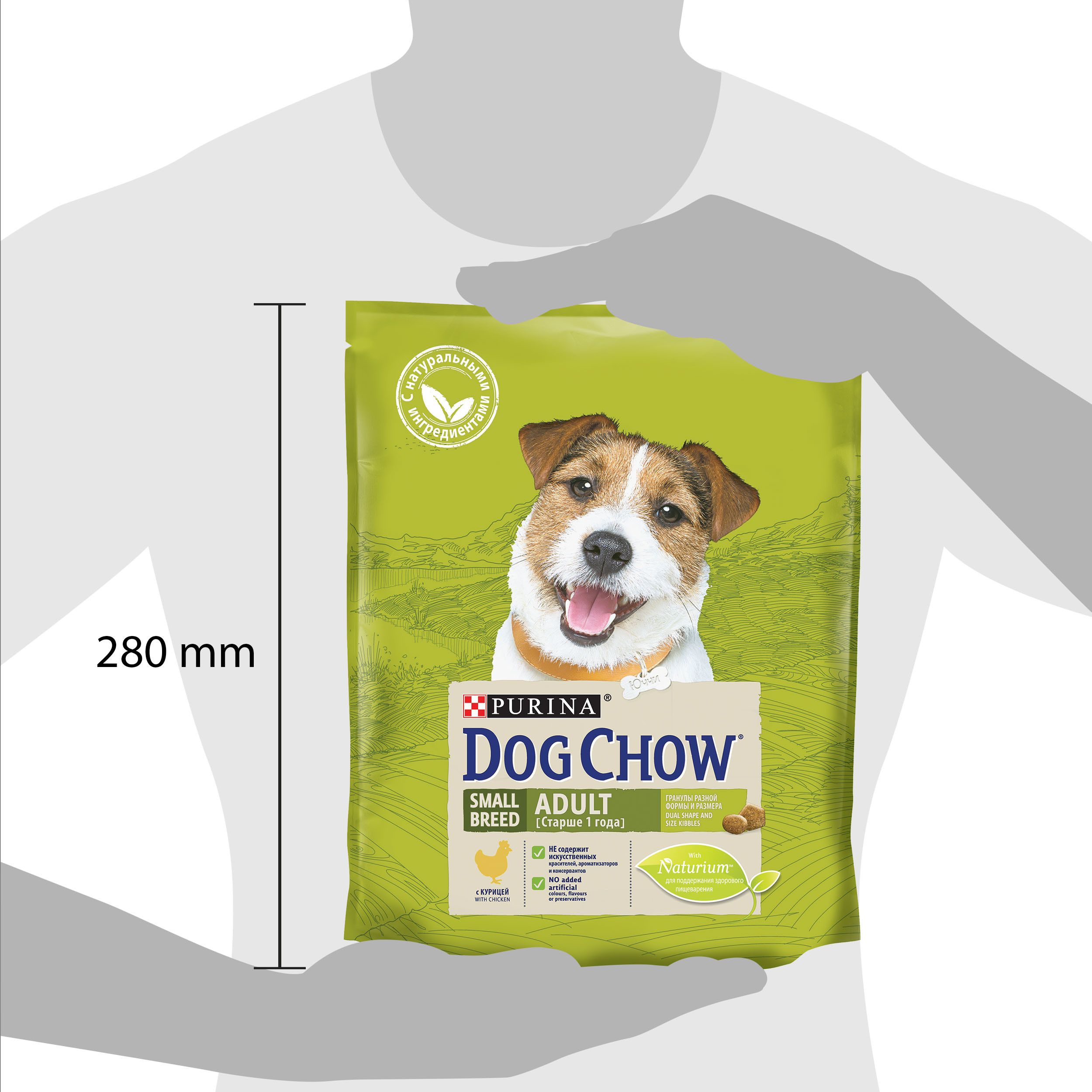 Сухой корм для собак Dog Chow 0.8 кг курица (полнорационный) - фото 3