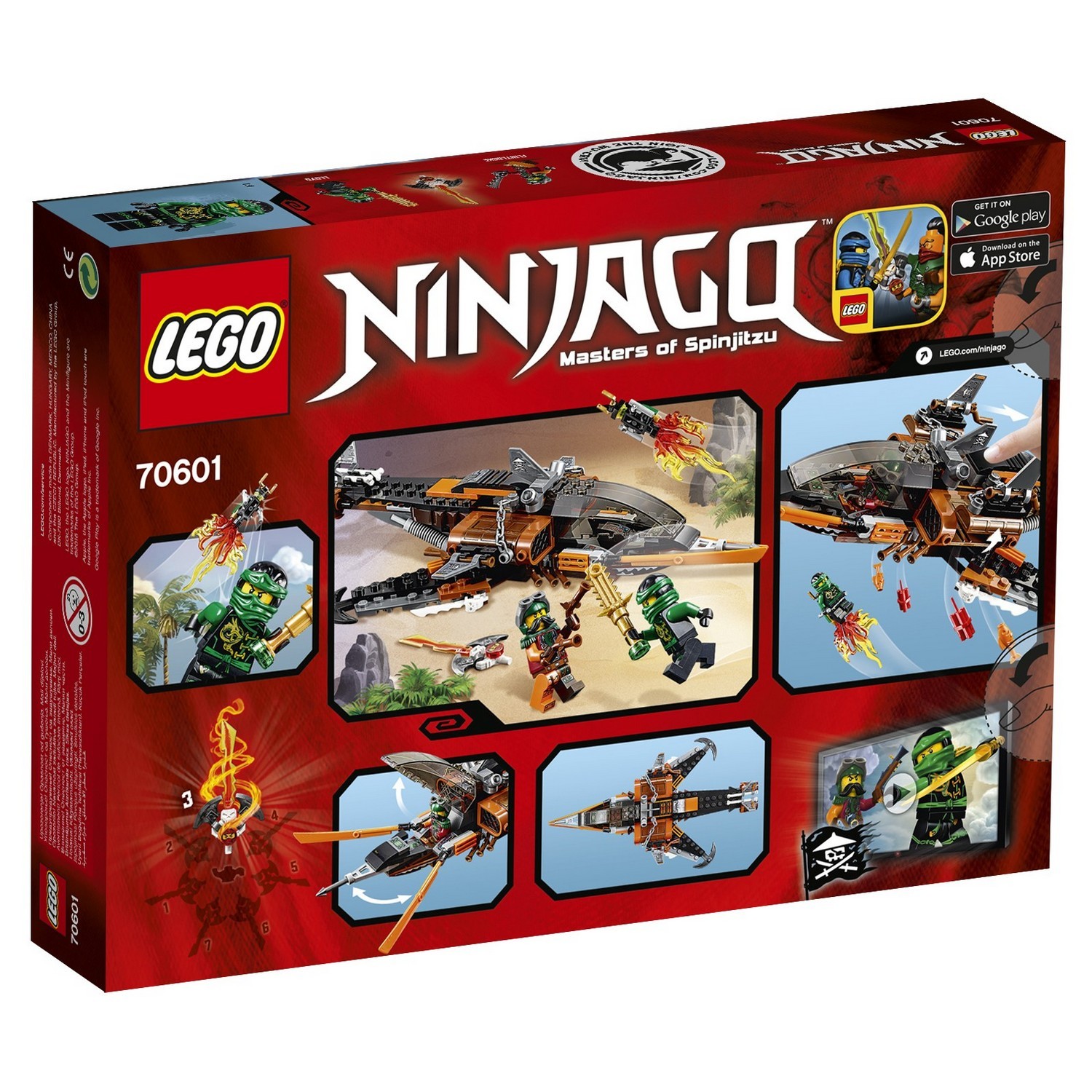 Конструктор LEGO Ninjago Небесная акула (70601) - фото 3