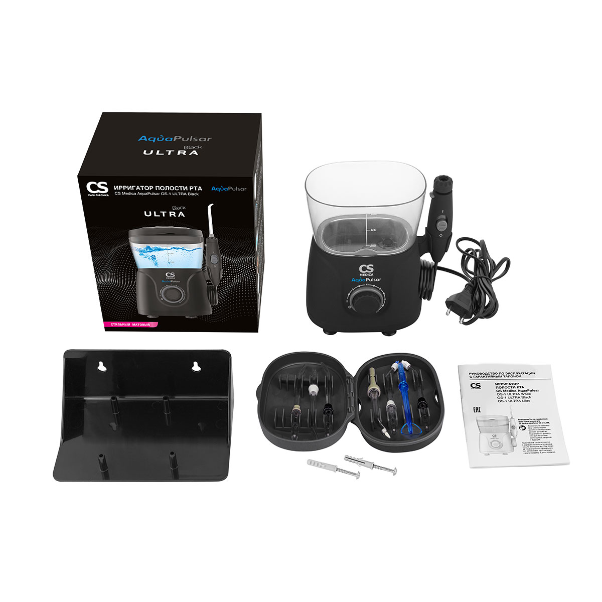 Ирригатор CS MEDICA AquaPulsar OS-1 ultra Black - фото 7