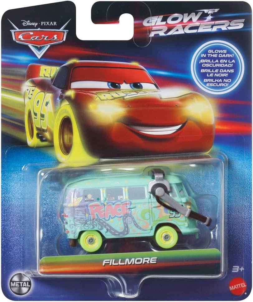 Машина Disney Pixar Cars Glow Racers HPG80 HPG76 - фото 4