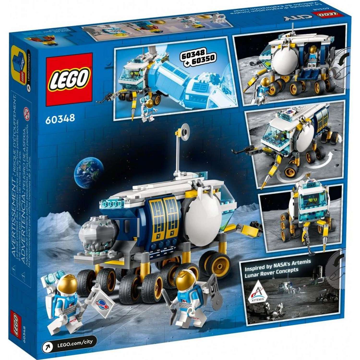 Конструктор LEGO City Space Луноход 60348 - фото 9