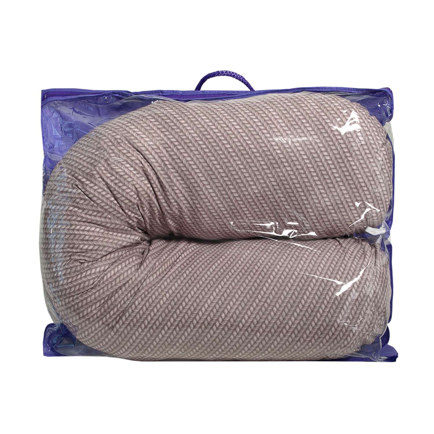 Подушка для беременных Amarobaby Classic Collection Рельеф Бумеранг ABDM-4001-OCK - фото 2