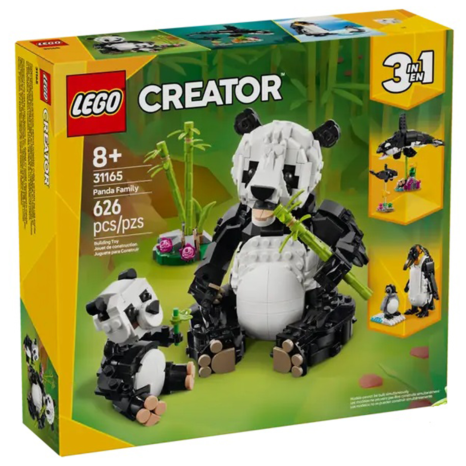 Конструктор детский LEGO Creator 3-in-1 Дикие животные: Семья Панд - фото 7