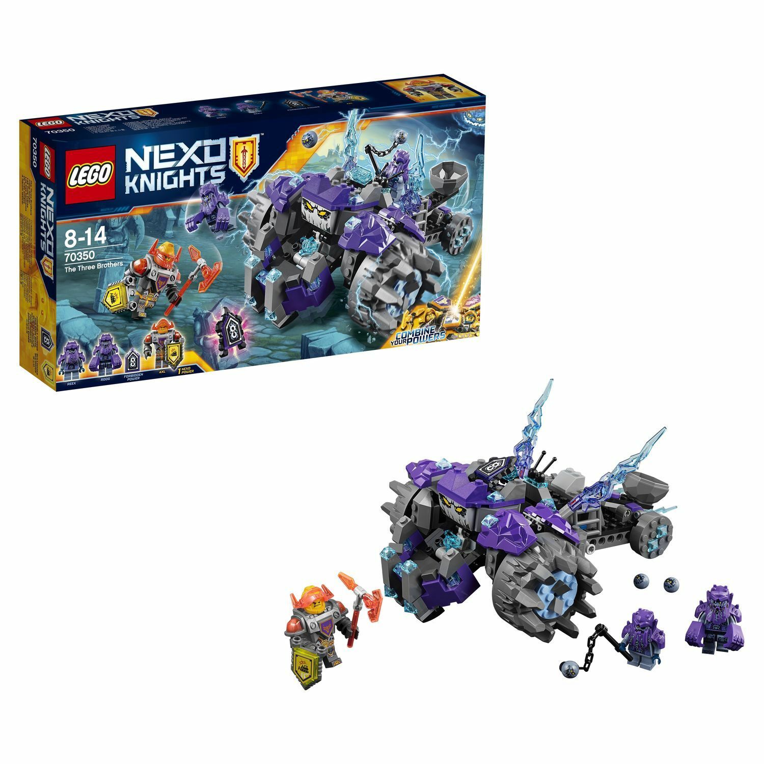 Конструктор LEGO Nexo Knights Три брата (70350)