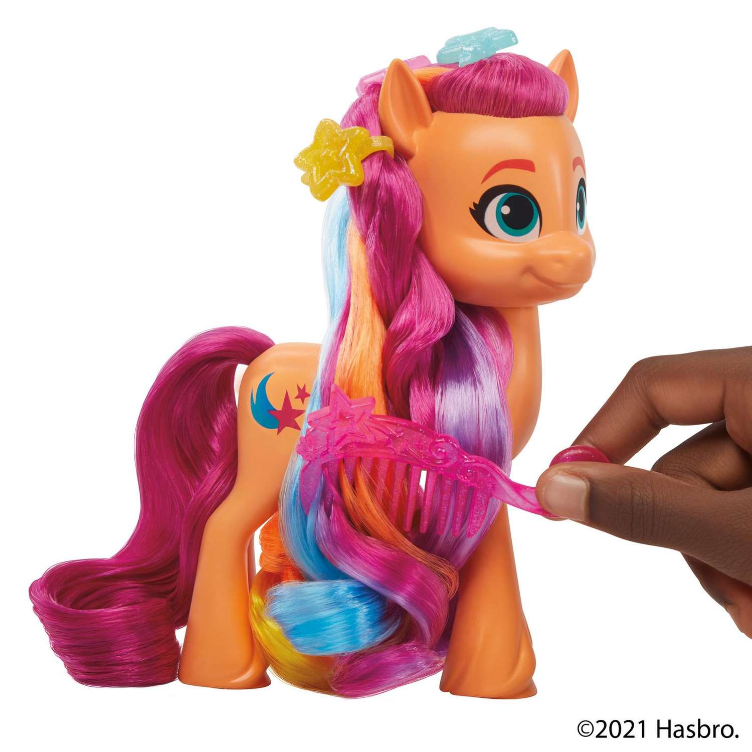 Игрушка My Little Pony Пони фильм Радужные волосы Санни F17945L0 - фото 8