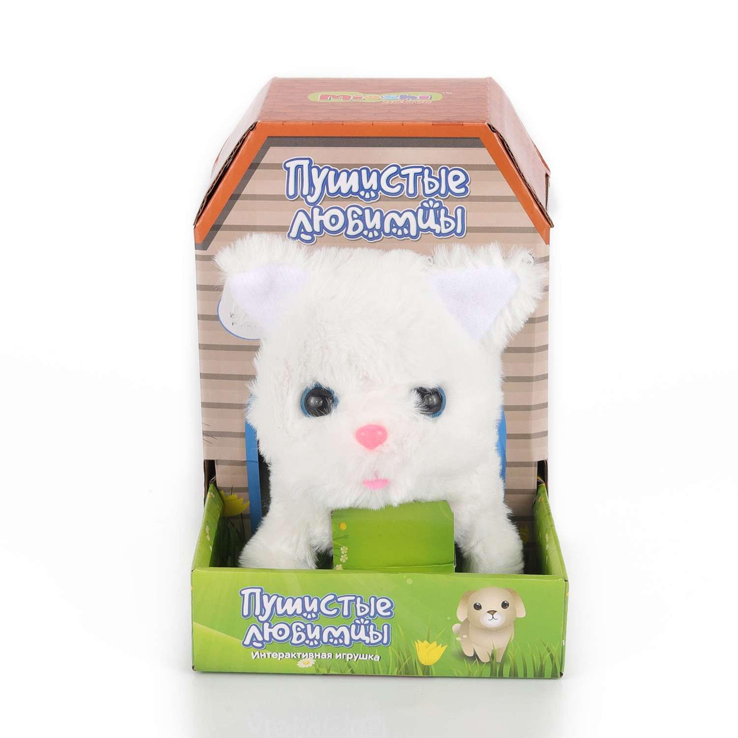 Интерактивная игрушка Mioshi Весёлый котик белый - фото 2